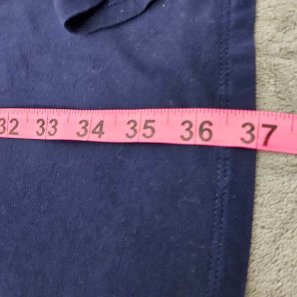 Dip casual dress short sleeve solid blue sz L - Picture 7 of 8